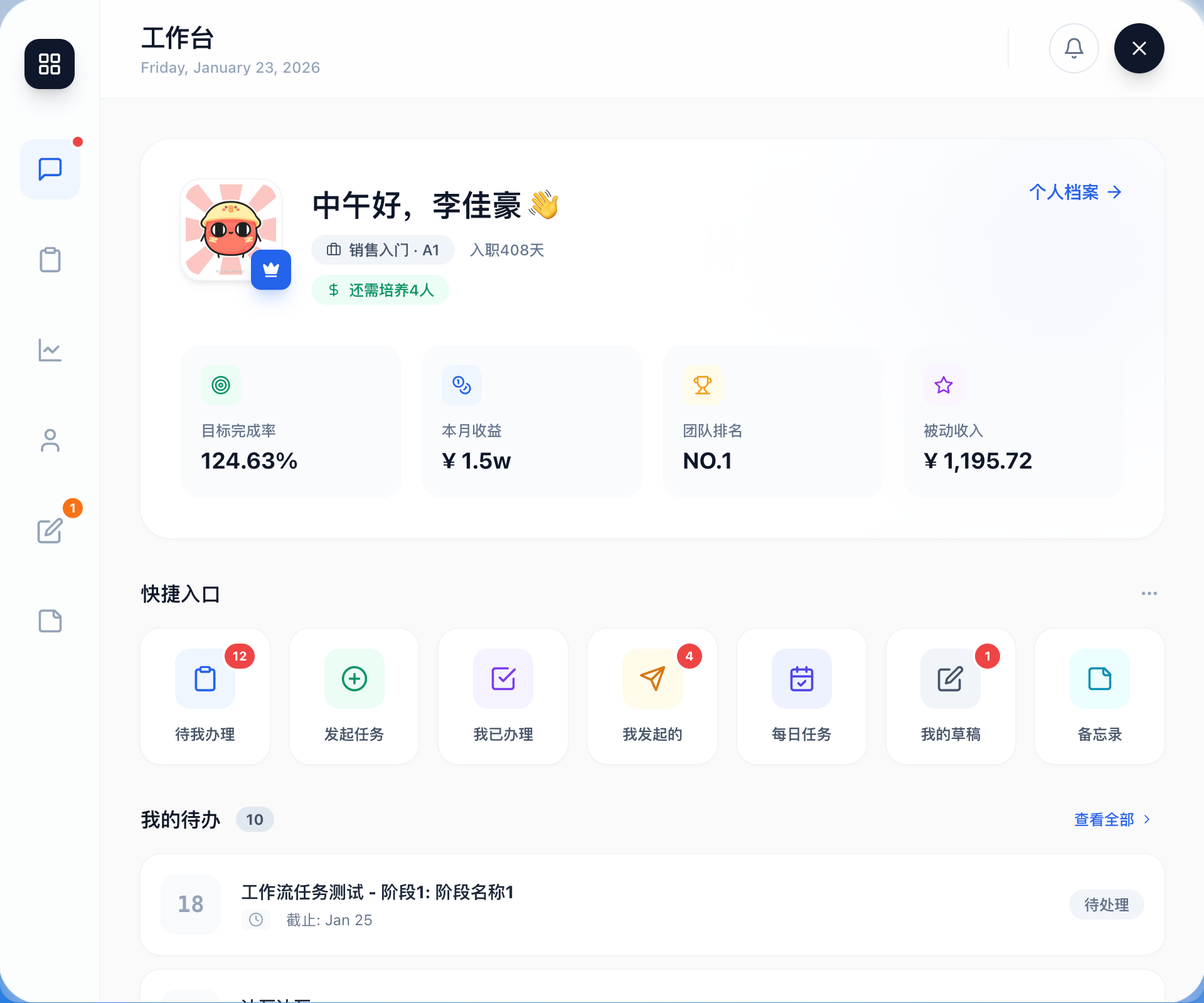 Workstation Interface